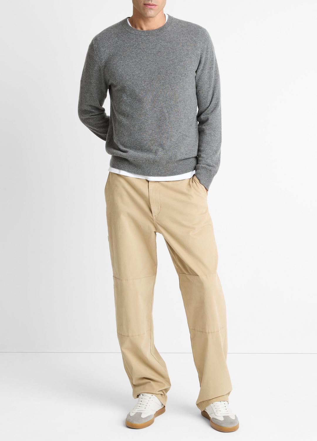 Cashmere Crew Neck Sweater in Crew Neck | VINCE Men