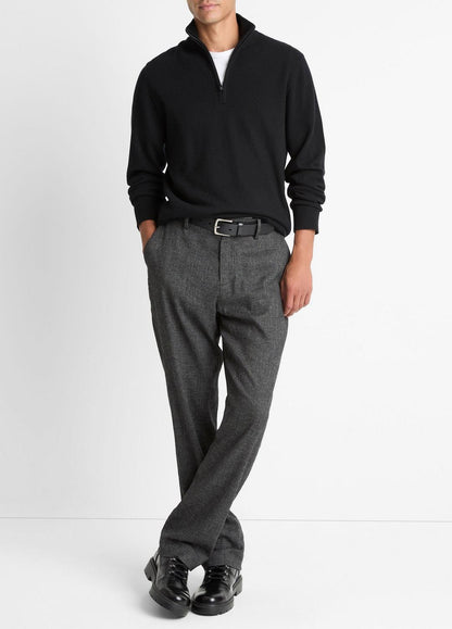 Cashmere Quarter-Zip Sweater in Quarter Zip | VINCE Men