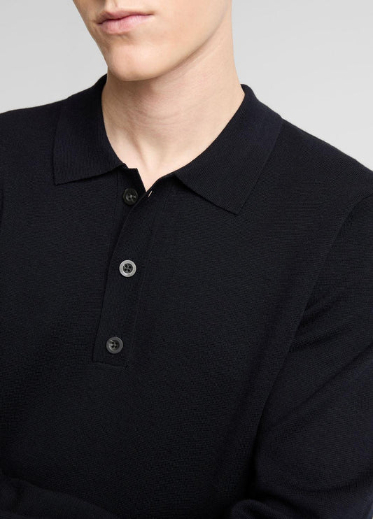 Italian Merino Wool Milano Polo Sweater in Sweaters | VINCE Men
