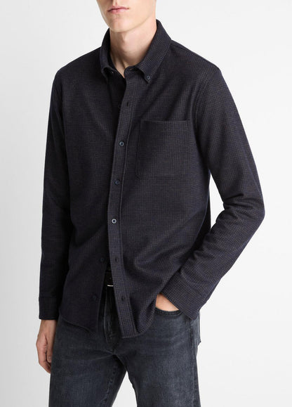 Tattersall Plaid Button-Down Shirt in Long Sleeve | VINCE Men