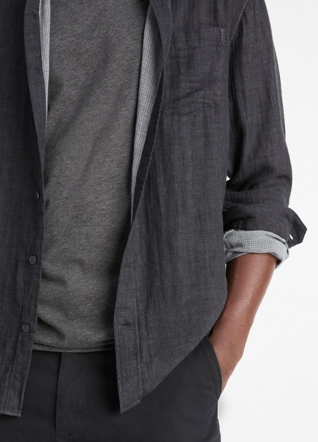 Double Face Long Sleeve in Long Sleeve | VINCE Men