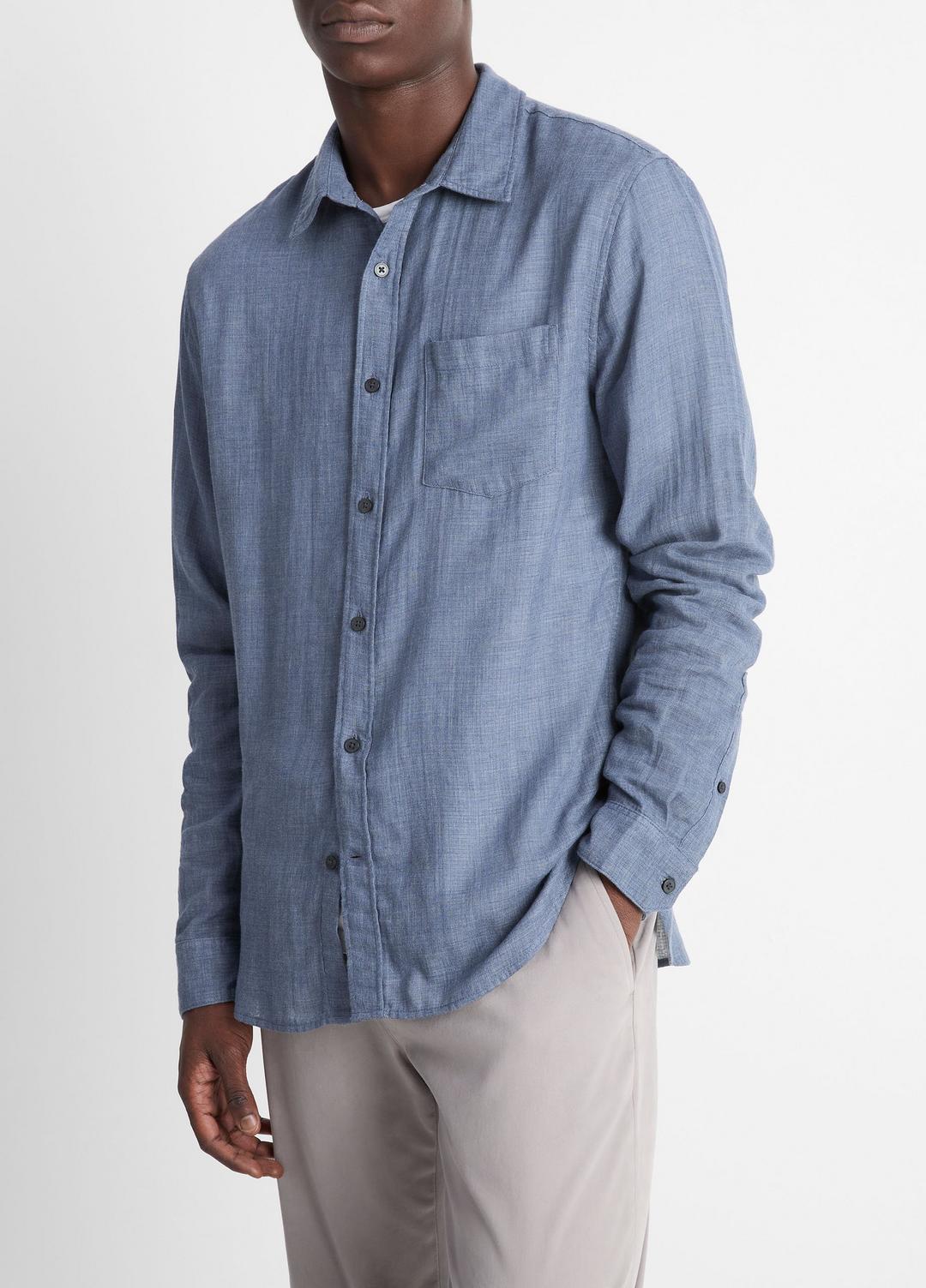 Double Face Long Sleeve in Long Sleeve | VINCE Men