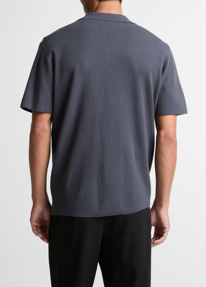 Merino Wool Cabana Shirt  in Short Sleeve | VINCE Men
