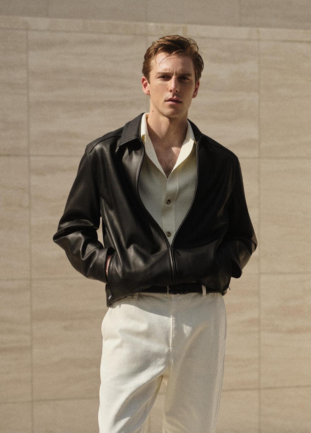 Merino Wool Cabana Shirt  in Short Sleeve | VINCE Men
