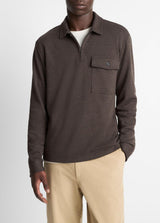 HEATHER DARK ROAST/BLACK