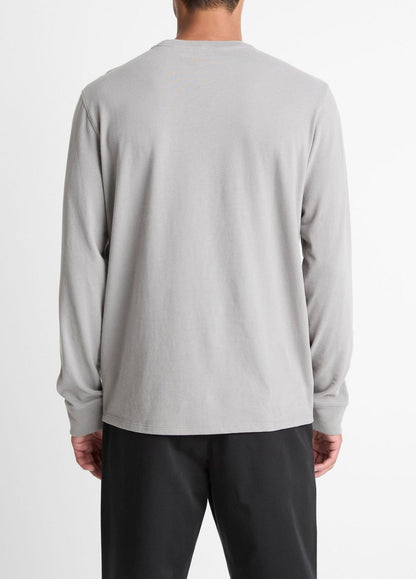 Sueded Jersey Long-Sleeve Pocket T-Shirt in Long Sleeve | VINCE Men