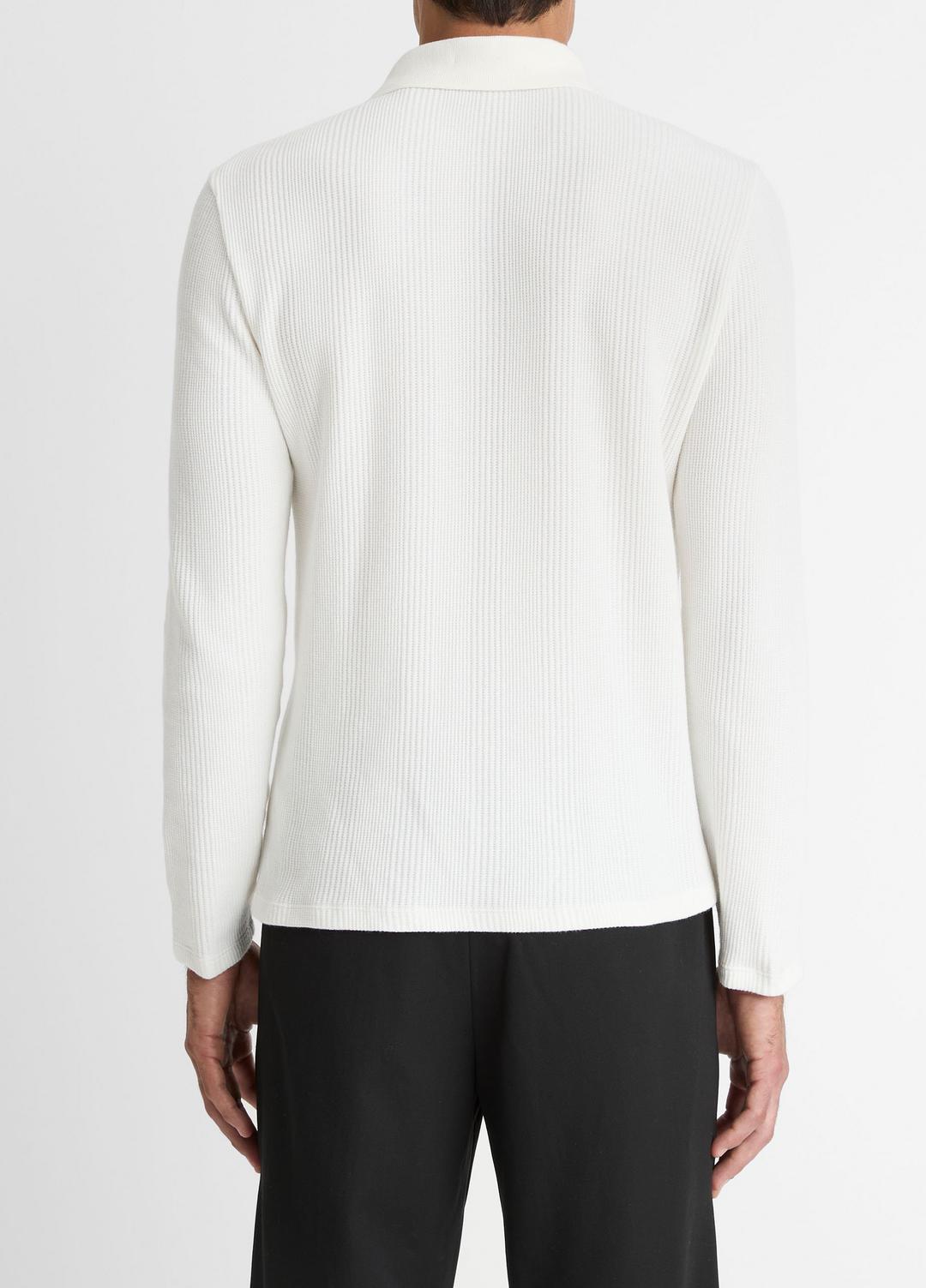 Variegated Cotton Polo Shirt in Henleys & Polos | VINCE Men