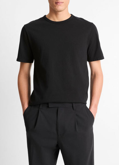 Garment Dye Cotton T-Shirt in Short Sleeve | VINCE Men