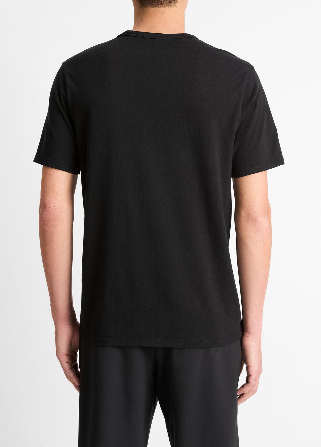 Garment Dye Cotton T-Shirt in Short Sleeve | VINCE Men