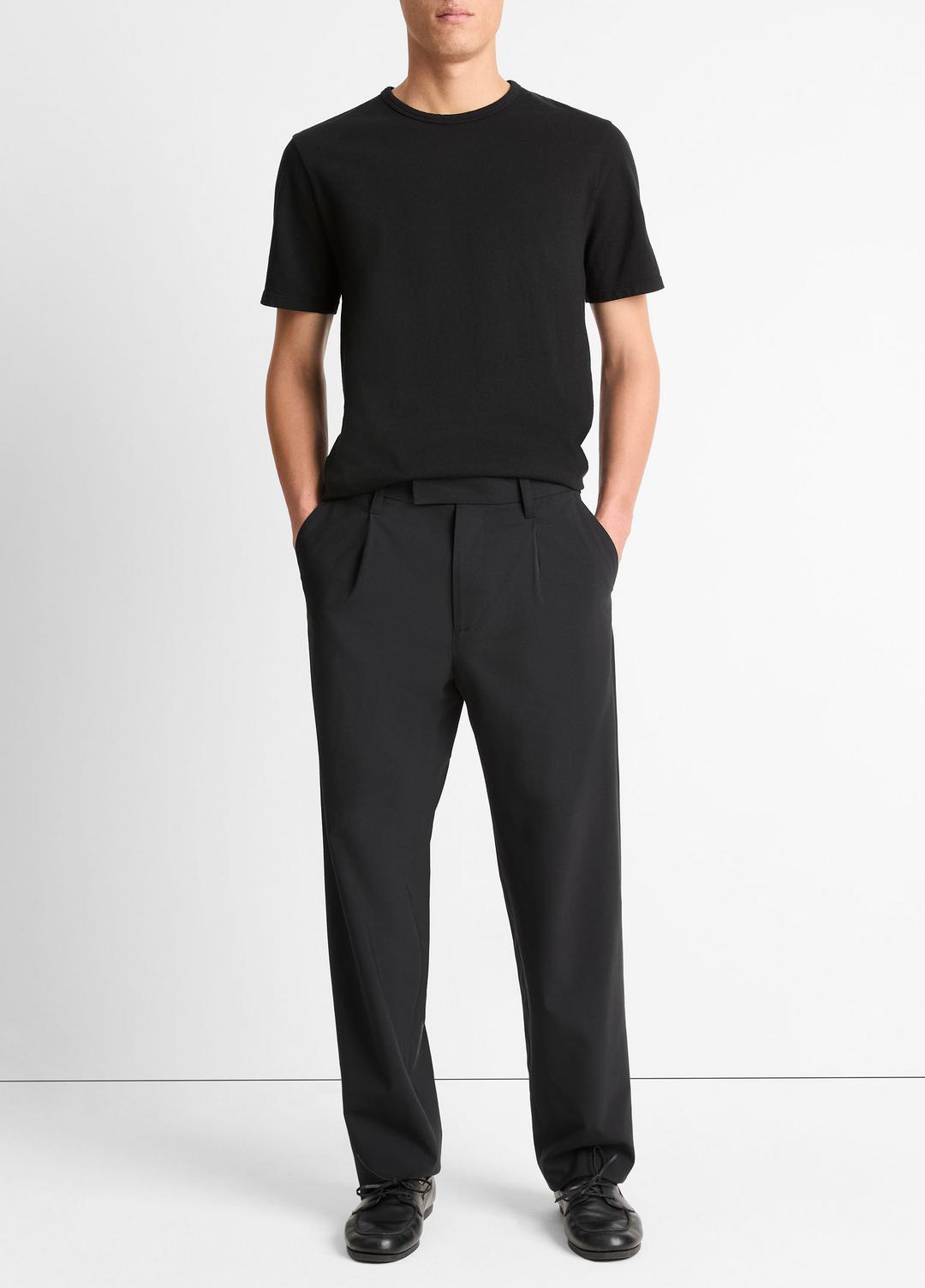 Garment Dye Cotton T-Shirt in Short Sleeve | VINCE Men