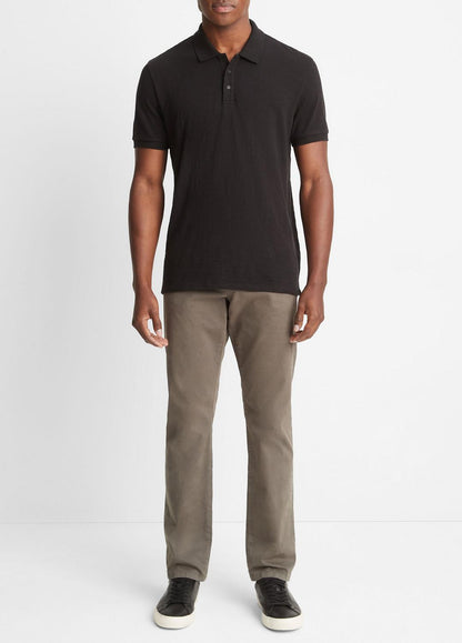 Classic Slub Polo Shirt in Henleys & Polos | VINCE Men