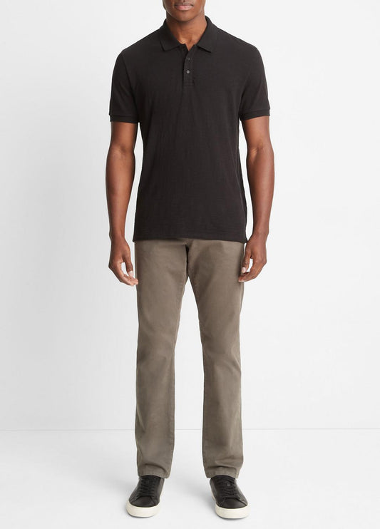 Classic Slub Polo Shirt in Henleys & Polos | VINCE Men
