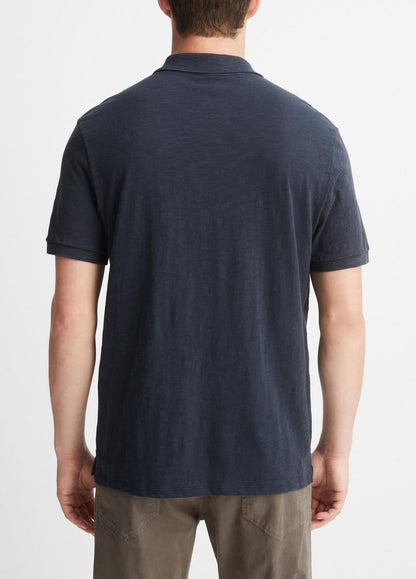 Classic Slub Polo Shirt in Henleys & Polos | VINCE Men