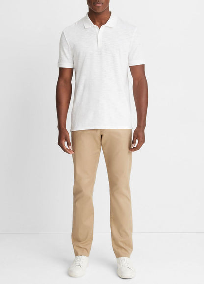 Classic Slub Polo Shirt in Henleys & Polos | VINCE Men