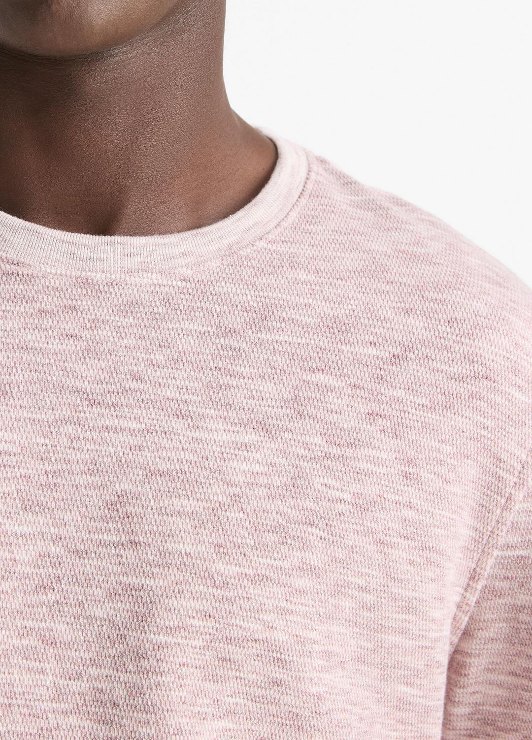 Space-Dye Cotton-Blend Long-Sleeve T-Shirt in Long Sleeve | VINCE Men