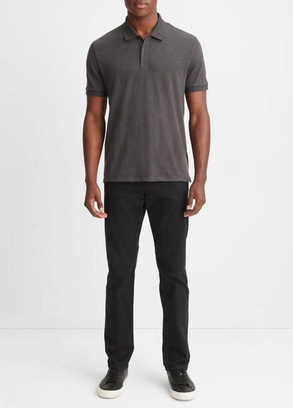 Classic Slub Polo Shirt in Henleys & Polos | VINCE Men