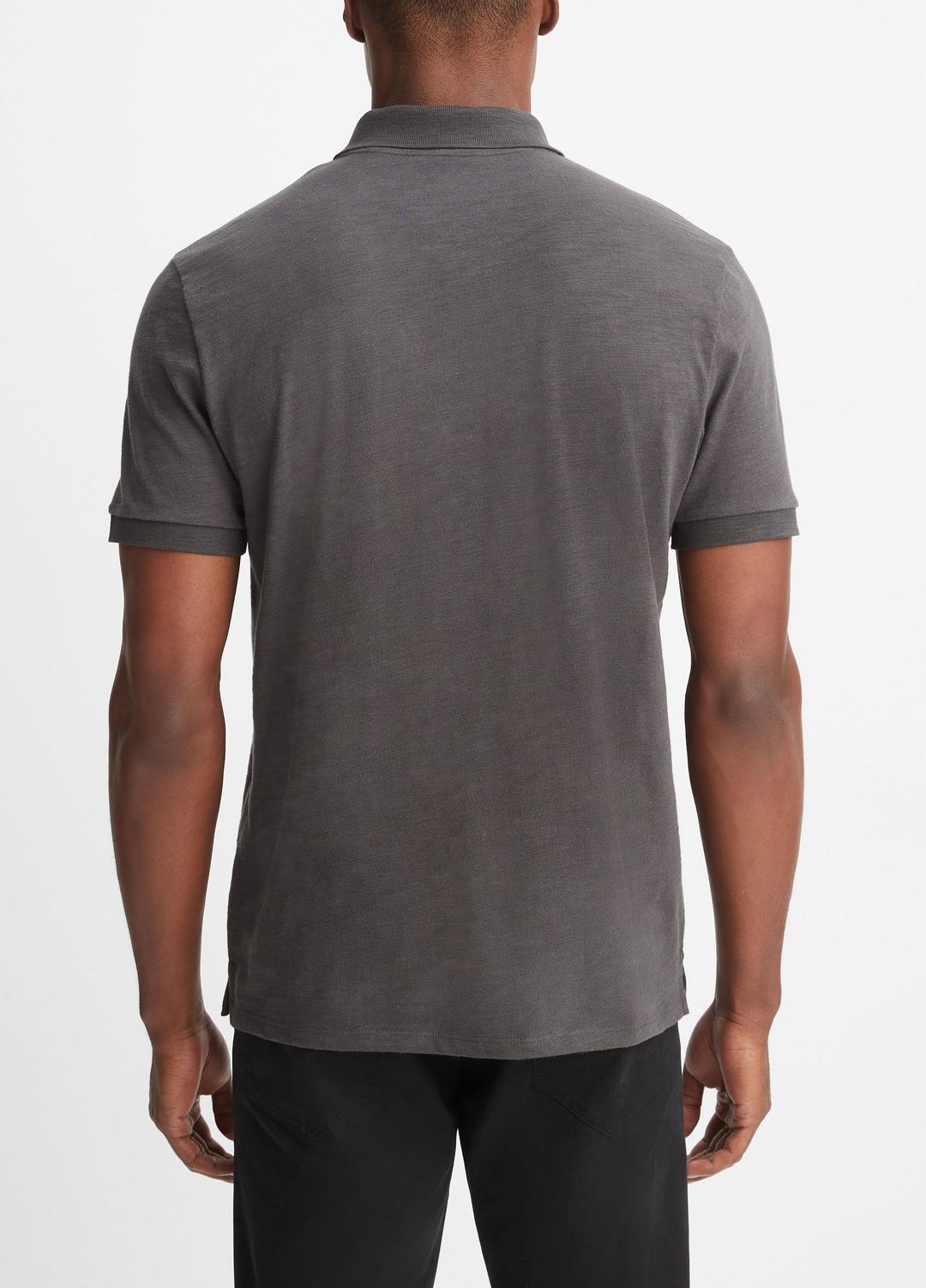 Classic Slub Polo Shirt in Henleys & Polos | VINCE Men