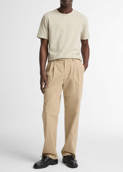 Garment Dye Cotton T-Shirt in Short Sleeve | VINCE Men