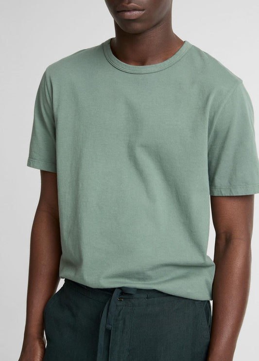 Garment Dye Cotton T-Shirt in Short Sleeve | VINCE Men