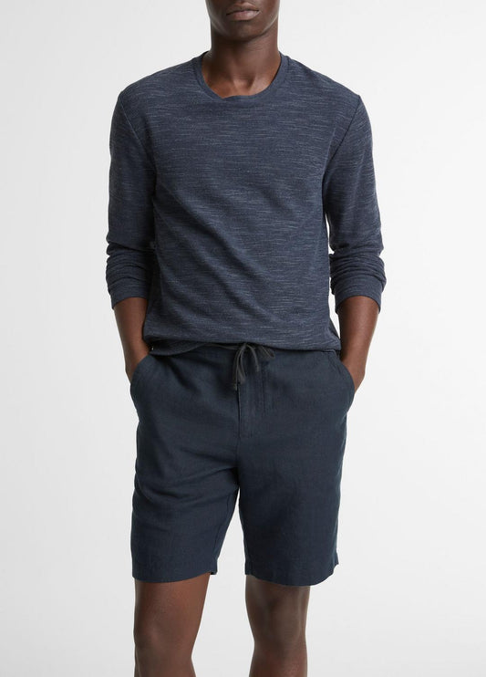 Double-Knit Cotton-Blend Long-Sleeve Shirt in Long Sleeve | VINCE Men