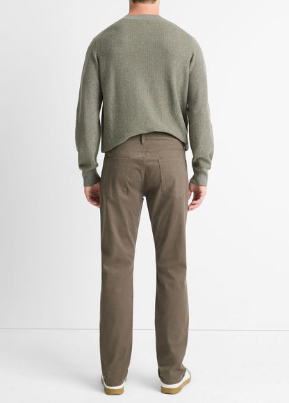 Dylan Slim 5-Pocket Peached Stretch-Cotton Pant in Trousers | VINCE Men