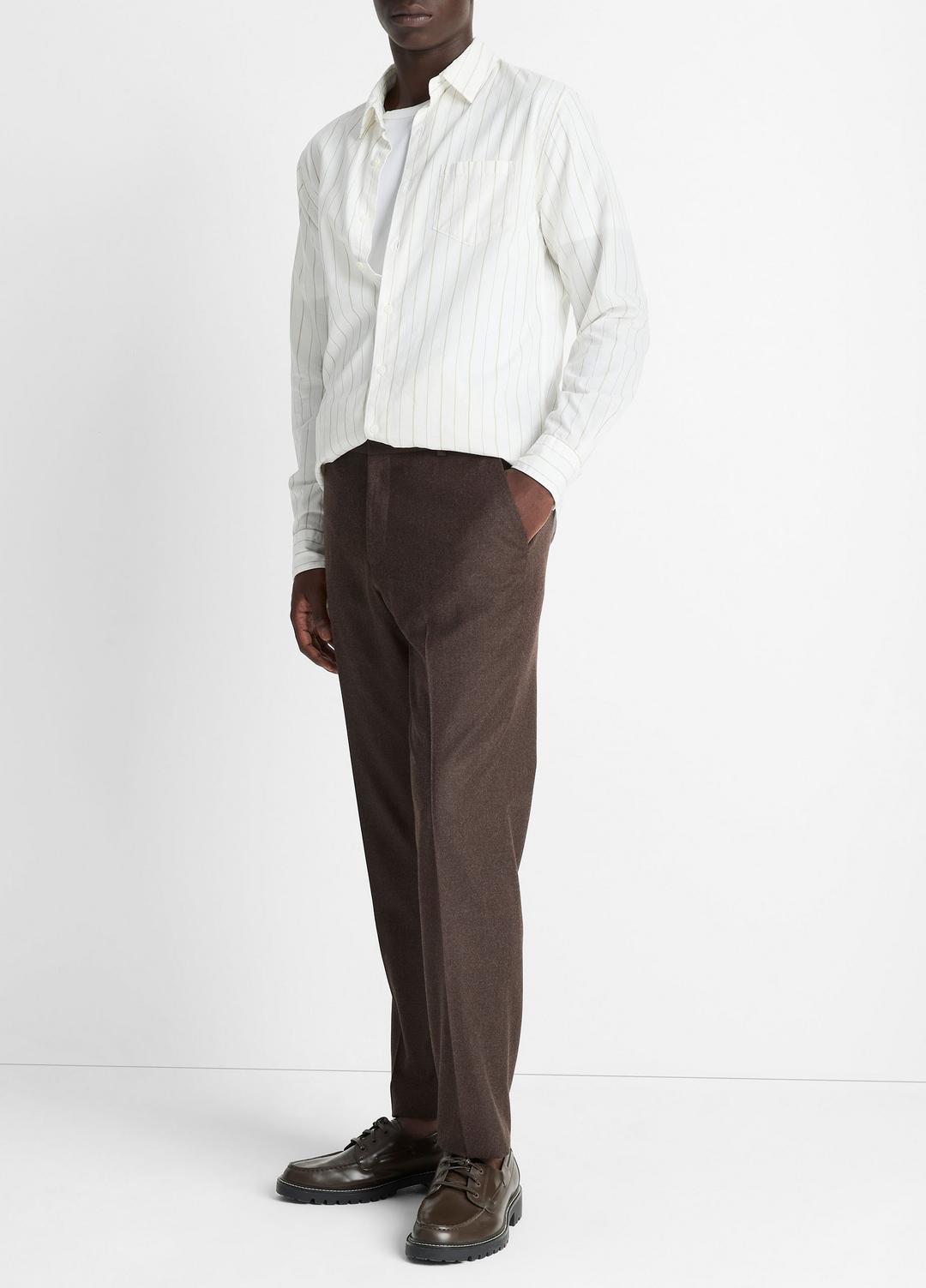 Wool-Silk Classic Pant in Trousers | VINCE Men