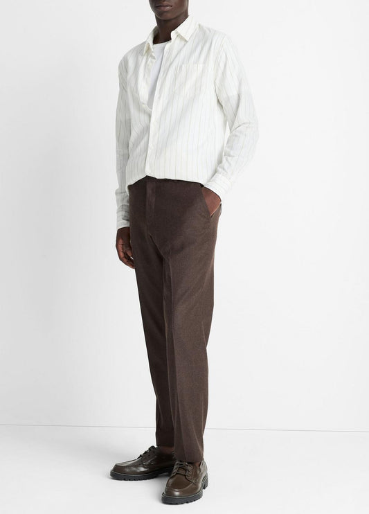 Wool-Silk Classic Pant in Trousers | VINCE Men