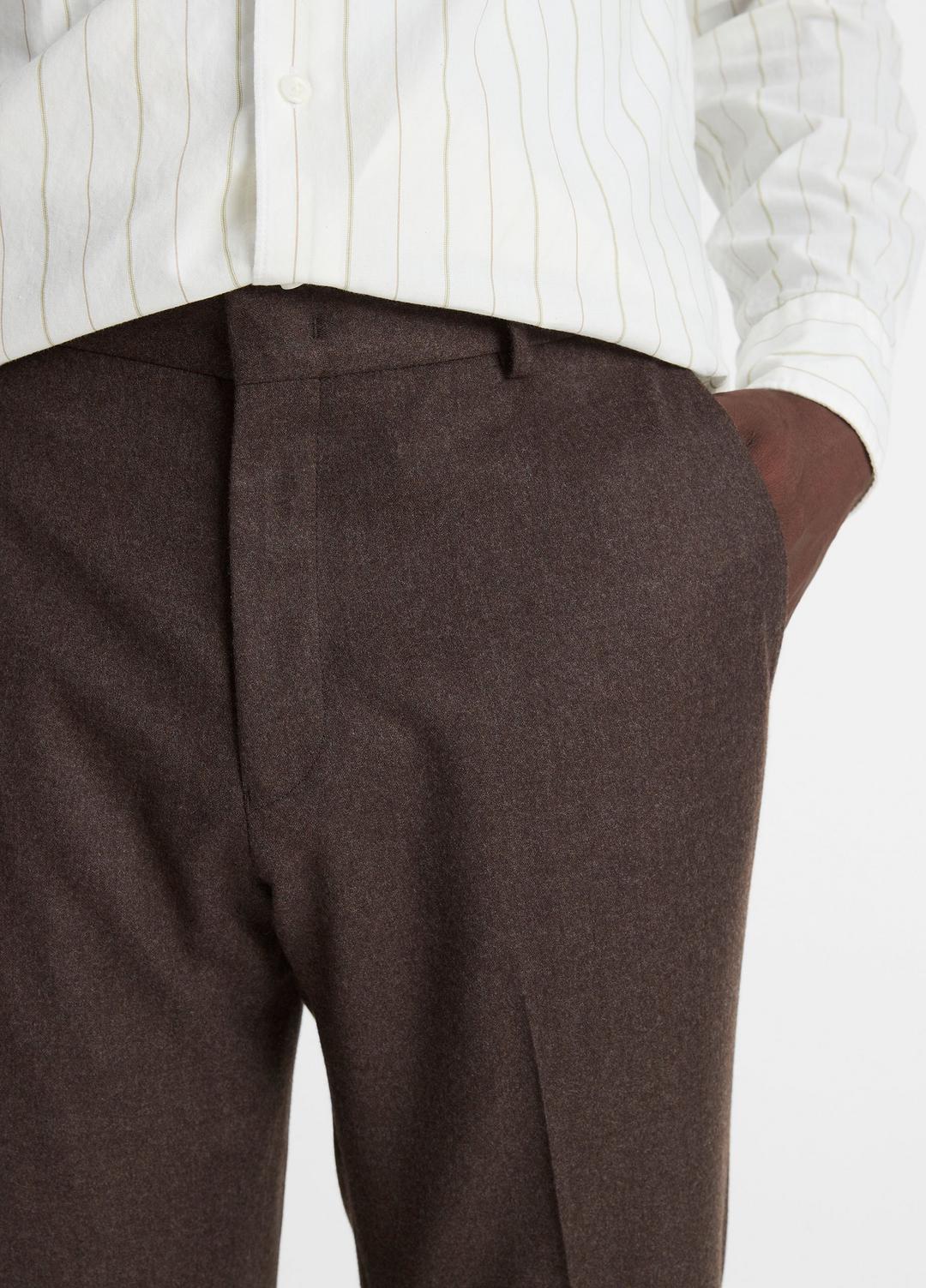 Wool-Silk Classic Pant in Trousers | VINCE Men