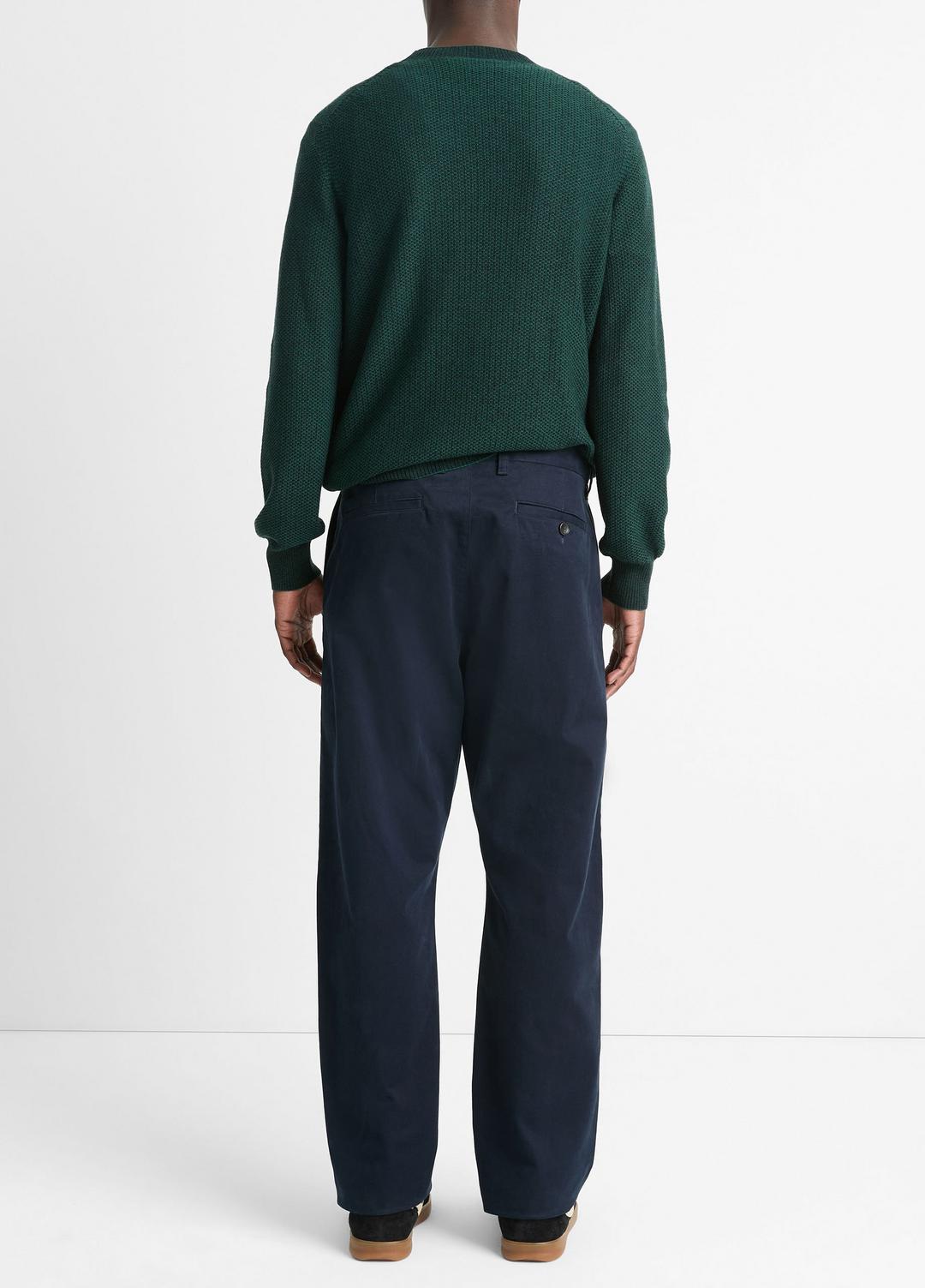 Louie Relaxed Stretch-Cotton Pant in Trousers | VINCE Men