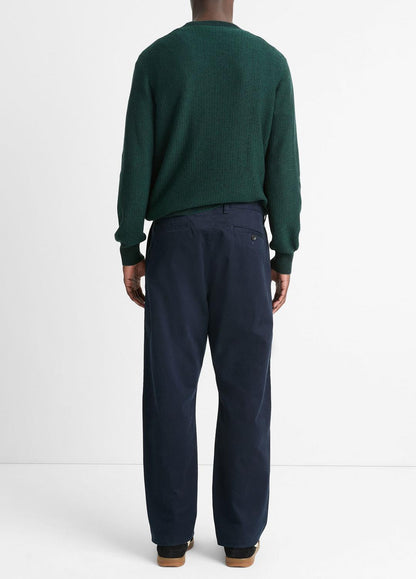 Louie Relaxed Stretch-Cotton Pant in Trousers | VINCE Men