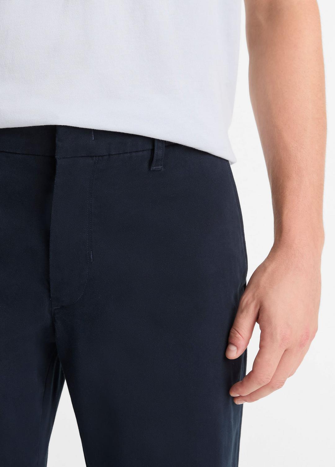 Dylan Slim Cotton Chino Pant in Trousers | VINCE Men