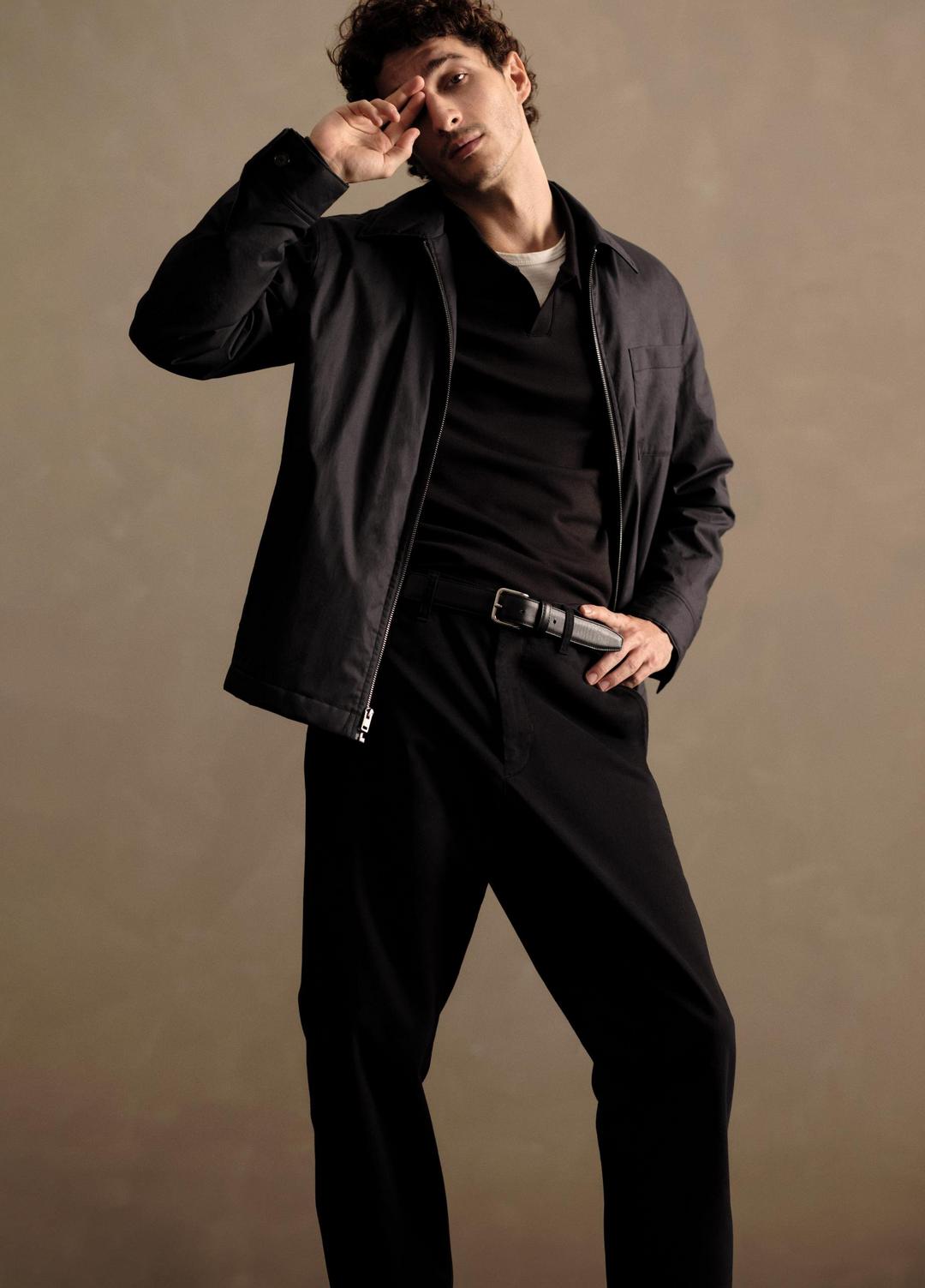 Louie Relaxed Stretch-Cotton Pant in Trousers | VINCE Men
