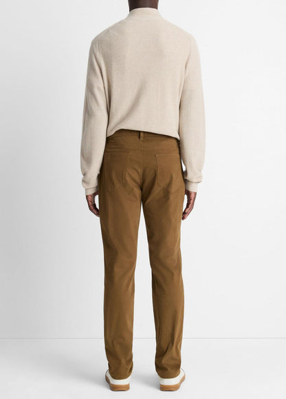Dylan Slim 5-Pocket Peached Stretch-Cotton Pant in Trousers | VINCE Men