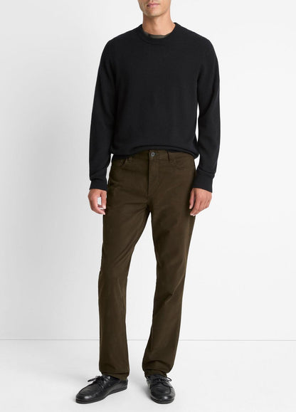 Dylan Slim 5-Pocket Peached Stretch-Cotton Pant in Trousers | VINCE Men