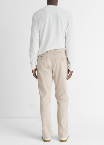 Dylan Slim Cotton Chino Pant in Trousers | VINCE Men