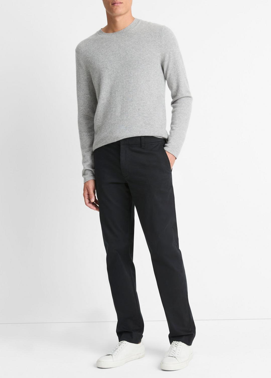 Dylan Slim Cotton Chino Pant in Trousers | VINCE Men