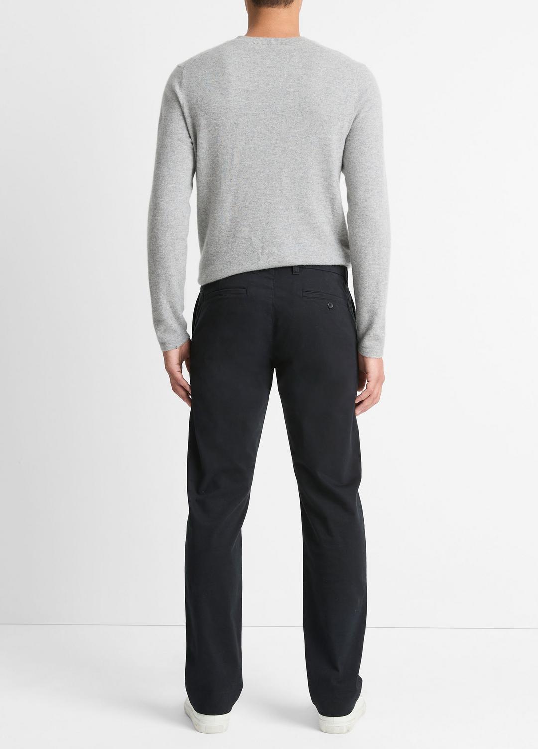 Dylan Slim Cotton Chino Pant in Trousers | VINCE Men
