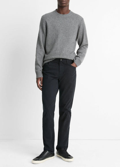 Dylan Slim 5-Pocket Peached Stretch-Cotton Pant in Trousers | VINCE Men