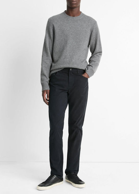 Dylan Slim 5-Pocket Peached Stretch-Cotton Pant in Trousers | VINCE Men