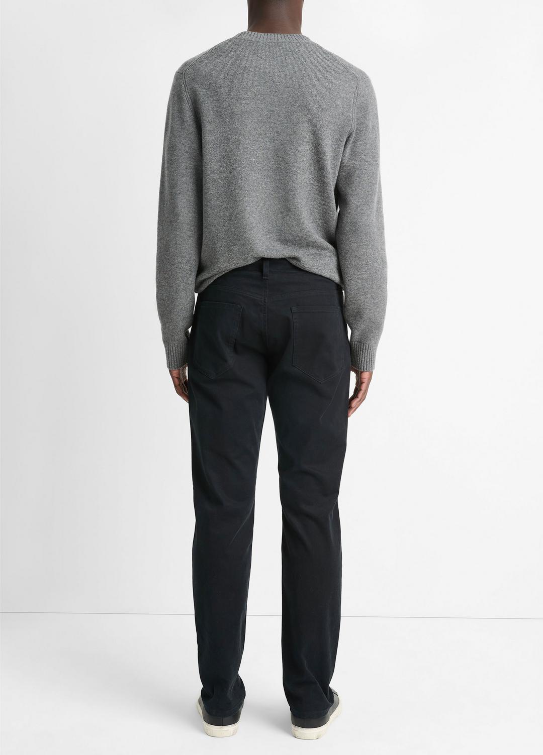 Dylan Slim 5-Pocket Peached Stretch-Cotton Pant in Trousers | VINCE Men