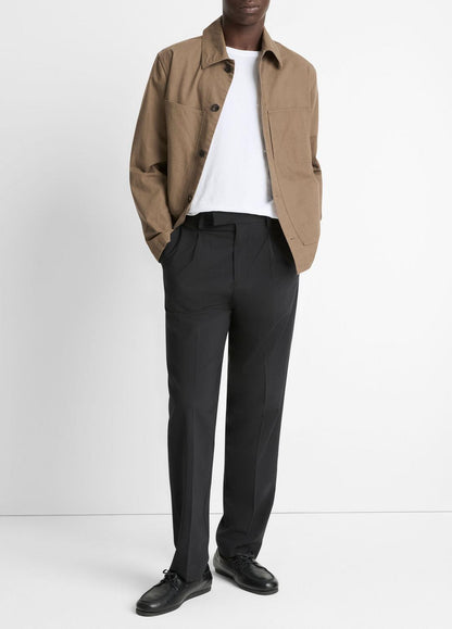 Louie Relaxed Pleated Trouser in Trousers | VINCE Men