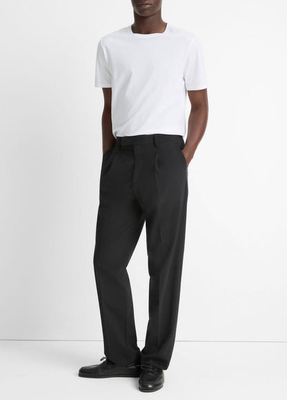 Louie Relaxed Pleated Trouser in Trousers | VINCE Men