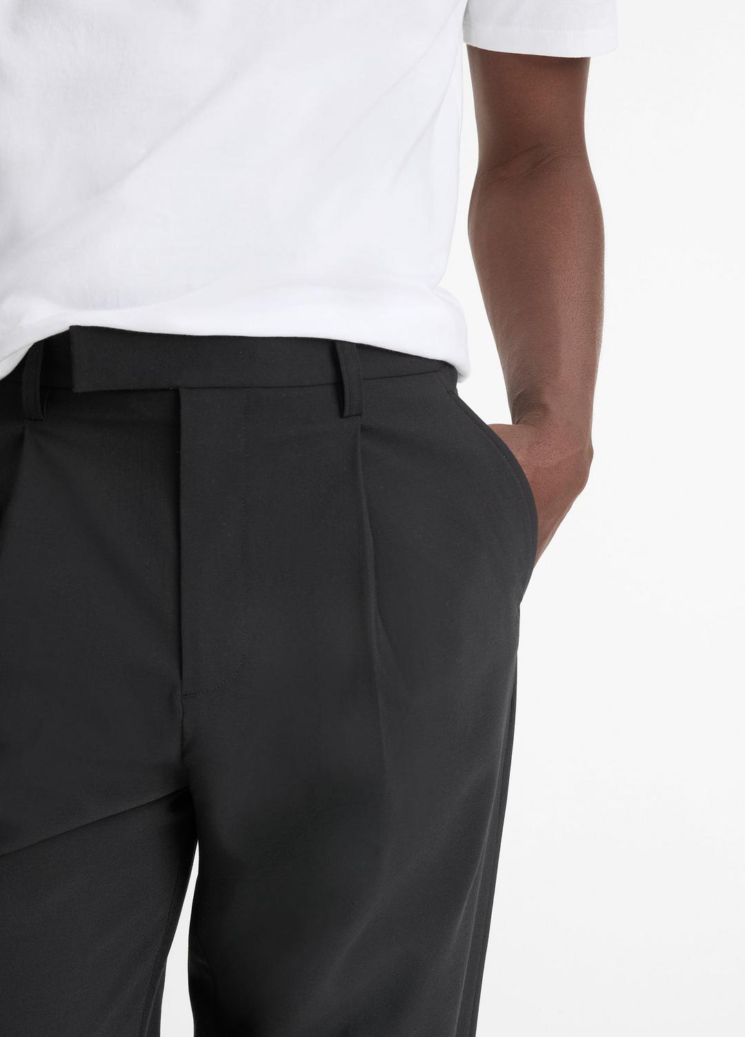 Louie Relaxed Pleated Trouser in Trousers | VINCE Men