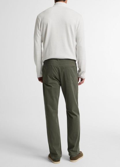 Dylan Slim 5-Pocket Cotton Sateen Pant in Trousers | VINCE Men