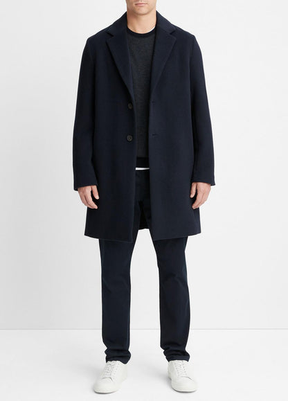 Classic Italian Wool-Blend Coat in Jackets & Outerwear | VINCE Men
