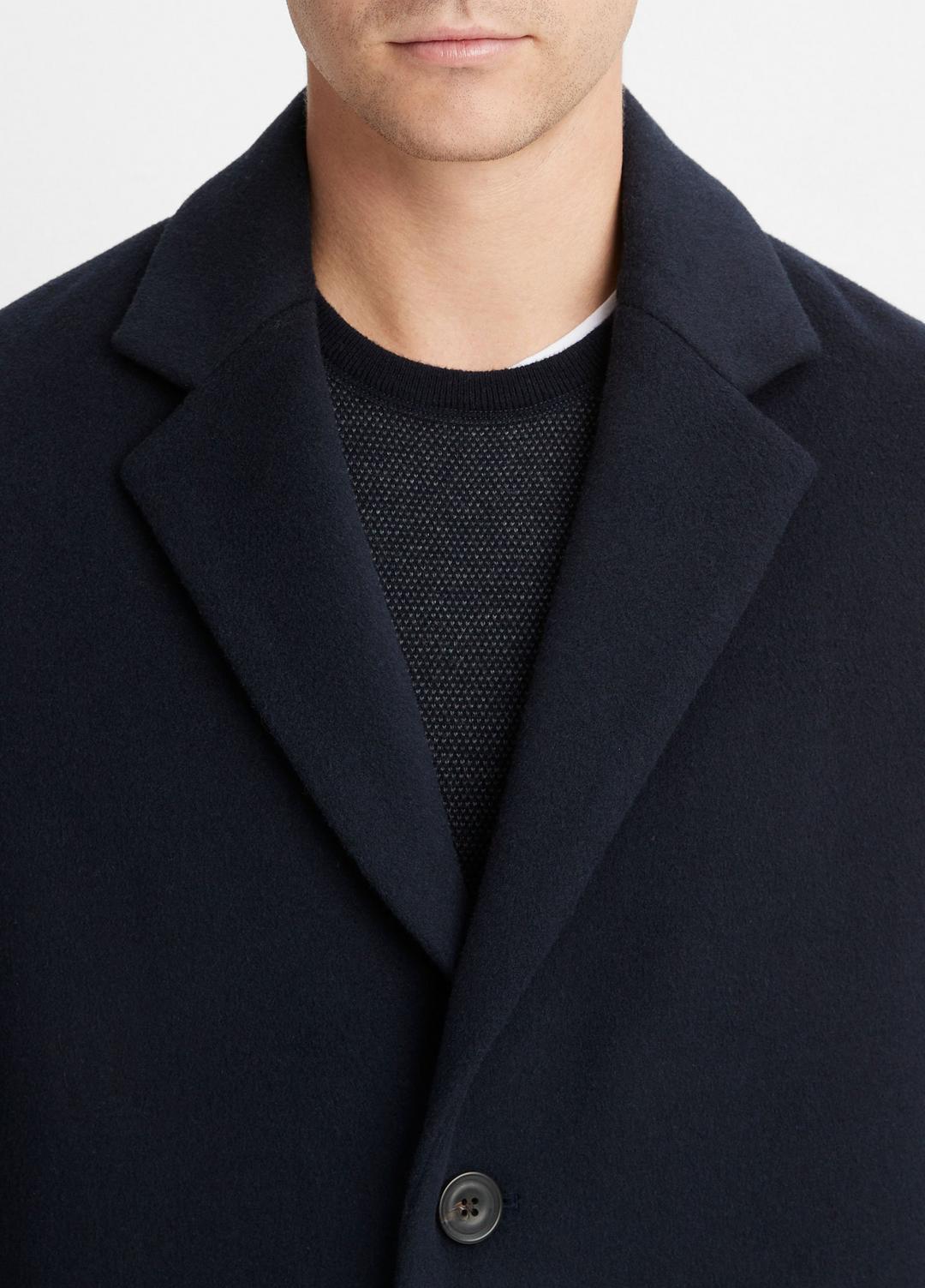 Classic Italian Wool-Blend Coat in Jackets & Outerwear | VINCE Men