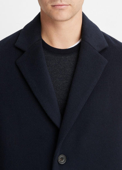 Classic Italian Wool-Blend Coat in Jackets & Outerwear | VINCE Men