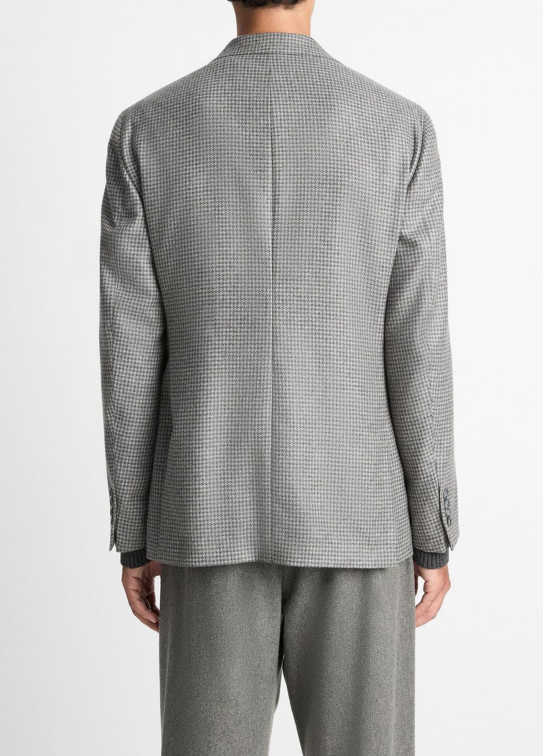 Houndstooth Cashmere Relaxed Sport Coat in Blazers | VINCE Men