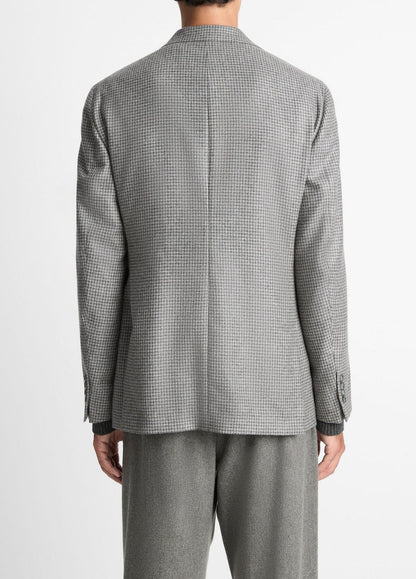 Houndstooth Cashmere Relaxed Sport Coat in Blazers | VINCE Men