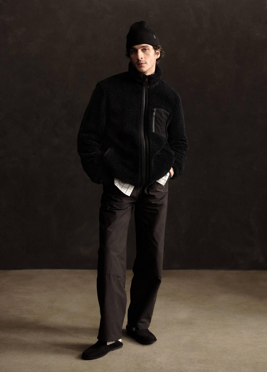 Sherpa Zip Jacket in Jackets | VINCE Men